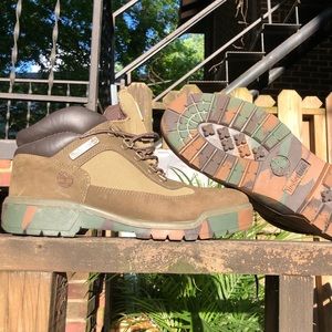 Timberland Camo Sole Field Boots 🥾